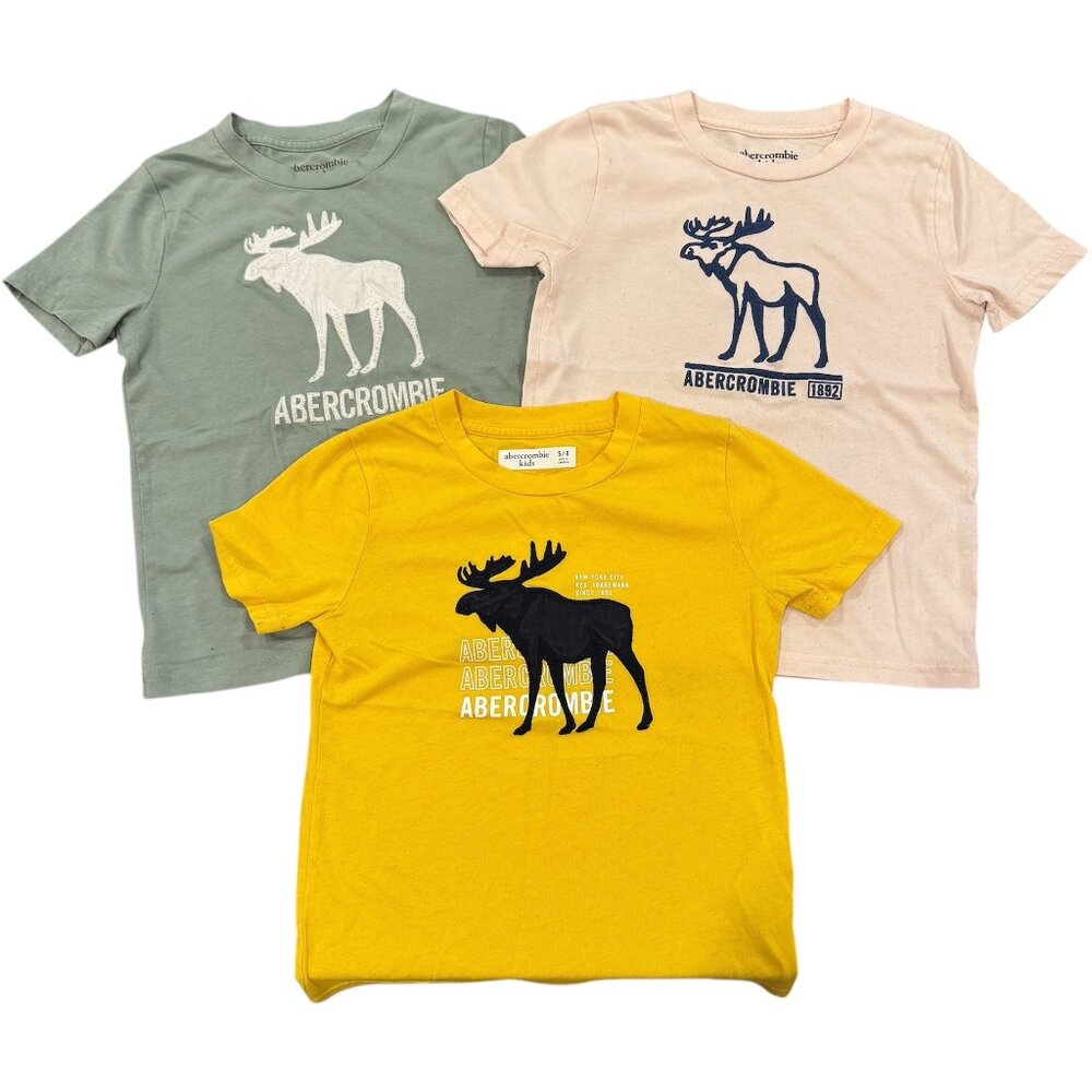 Bundle - 3 Abercrombie T-Shirts (Size 5/6)